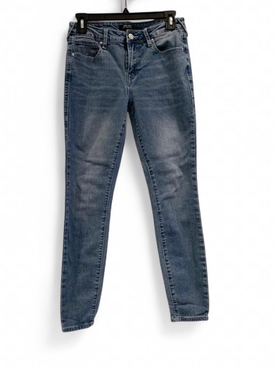 True Religion Women's Blue Jennie Curvy Super Skinny Denim Jeans, Size 28